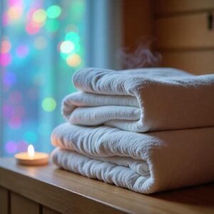 Organic Cotton Sauna Towel