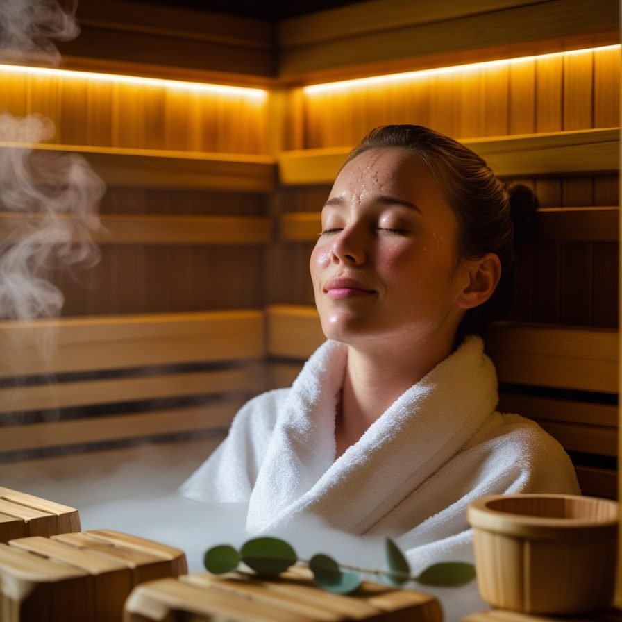 mit erkältung in die sauna